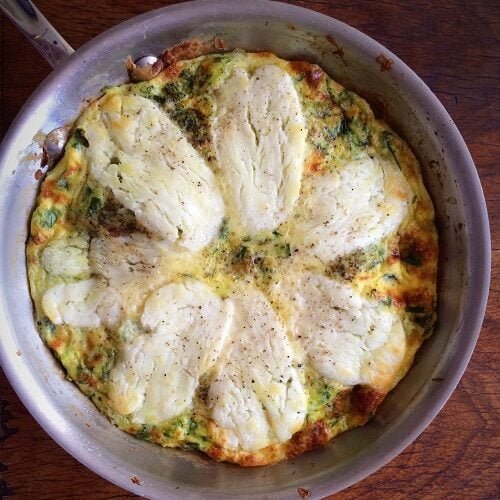 halloumi Halloumi and Zucchini Frittata