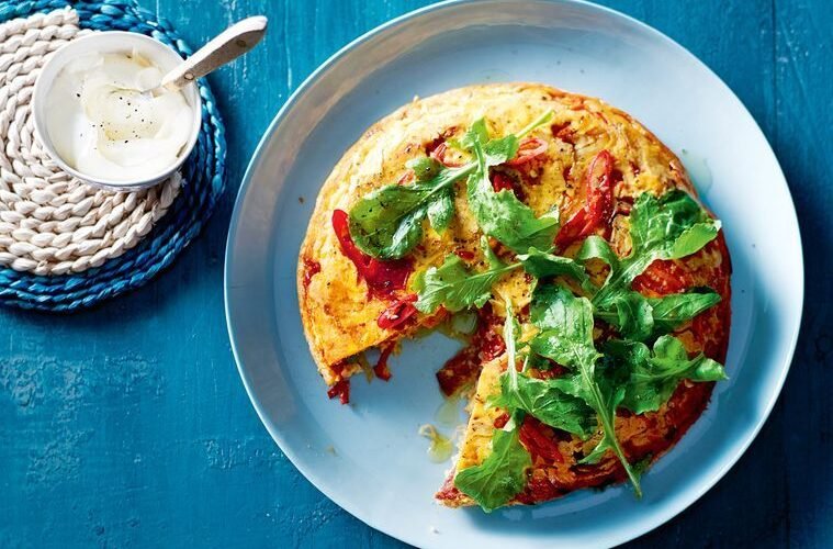 arrabbiata-souffle-frittata arrabiata souffle frittata